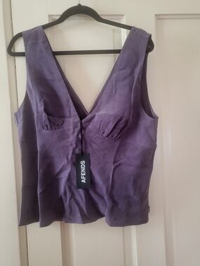 Afends Deep Purple V-Neck Camisole